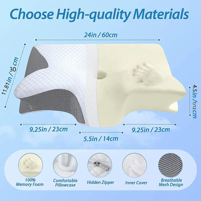 Almohada Cervical Ergonómica 2 en 1™